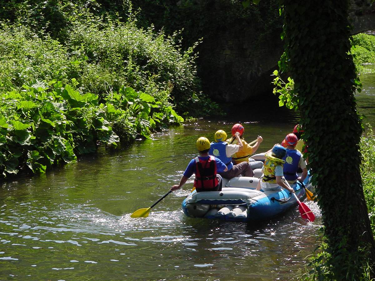 gommone sul fiume nera valnerina